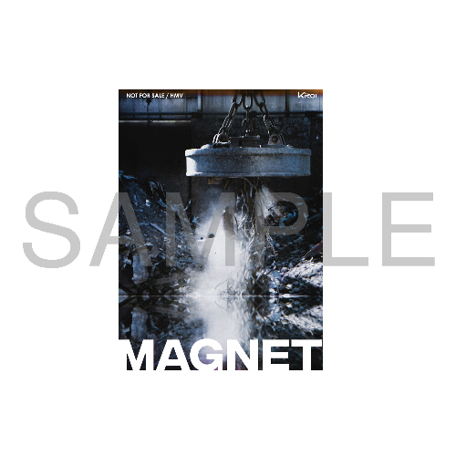HMVオリジナル「magnet」ステッカー (50mm×70mm)